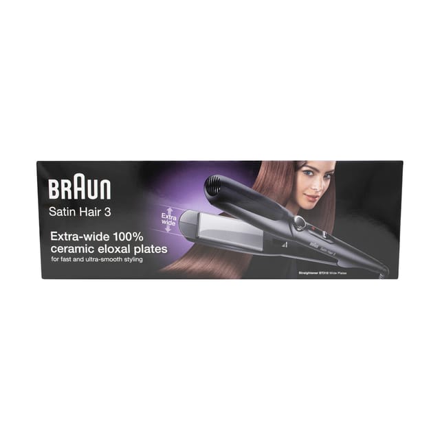 Satin Hair 3 Hair Straightener Black St310