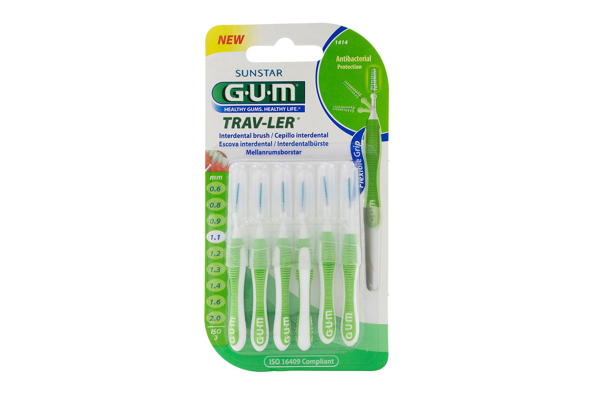 Trav-Ler Interdental 1.1 Mm Green