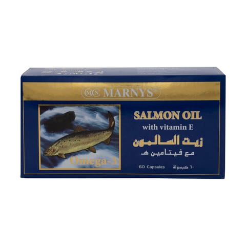 Salmon Oil With Vitamin E 60 Caps