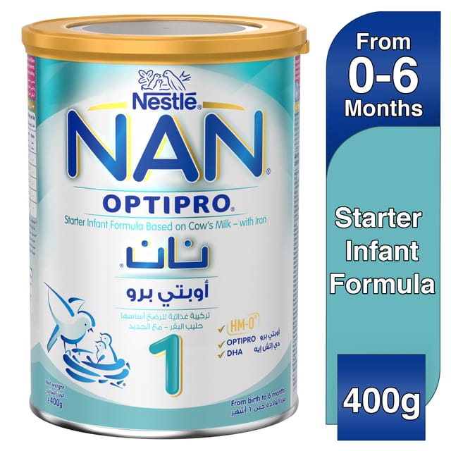 Nan Opti Pro 1 Starter Infant Formula 400g - From Birth to 6 Months