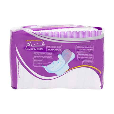 Women Napkins, Folded & Compressed, Normal, With Wings, 10 Pads