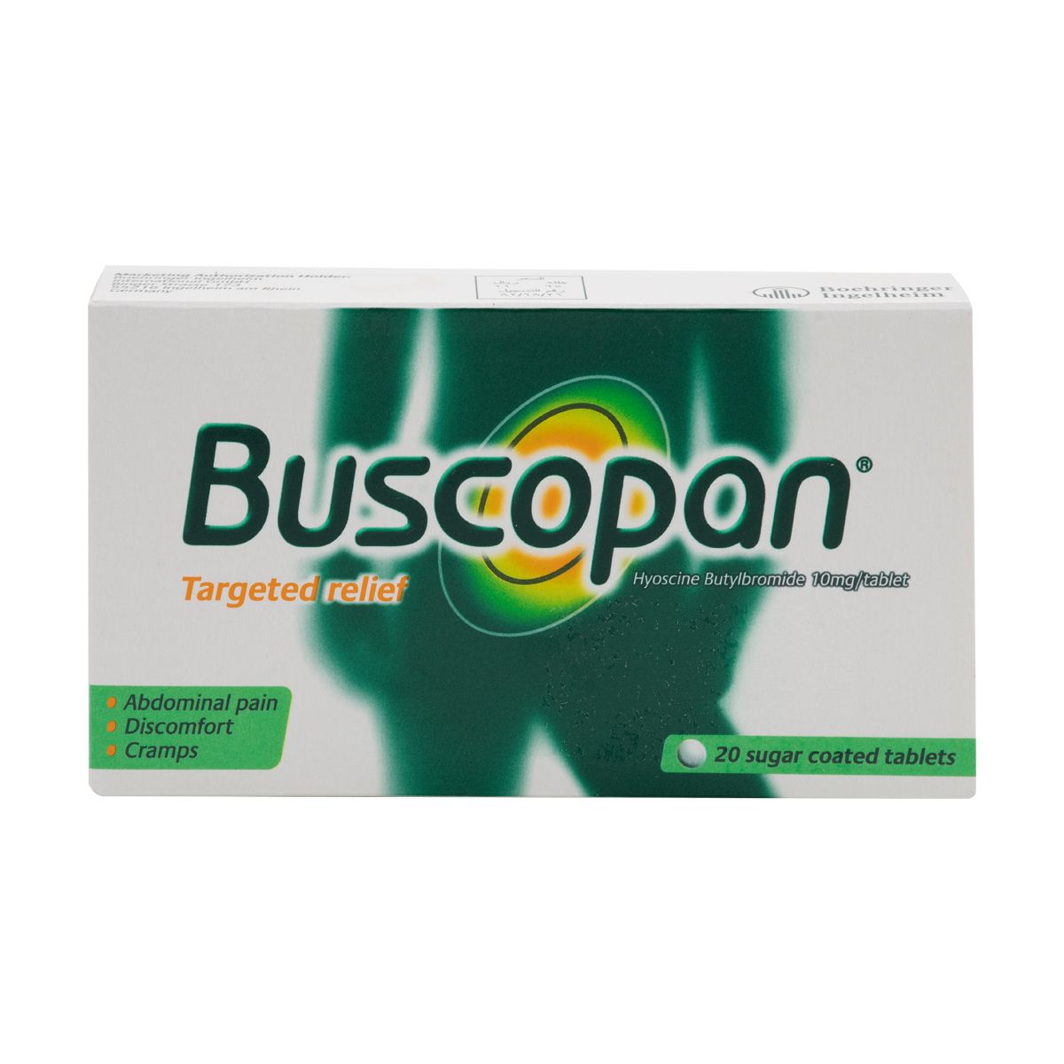 BUSCOPAN 10Mg 20Tablets