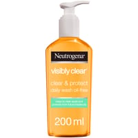 Visibly Clear Clear & Protect Daily Wash Oil Free 200Ml