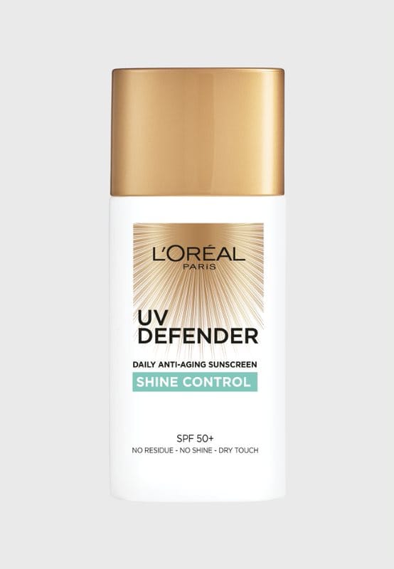 UV Defender Shine Control Daily Anti-Ageing Sunscreen SPF 50+ with Airlicium 50ml