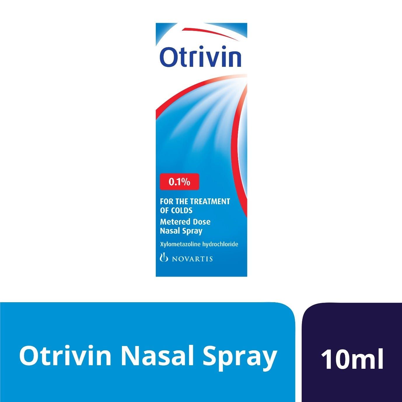 OTRIVIN 1% Nasal Spray 10Ml