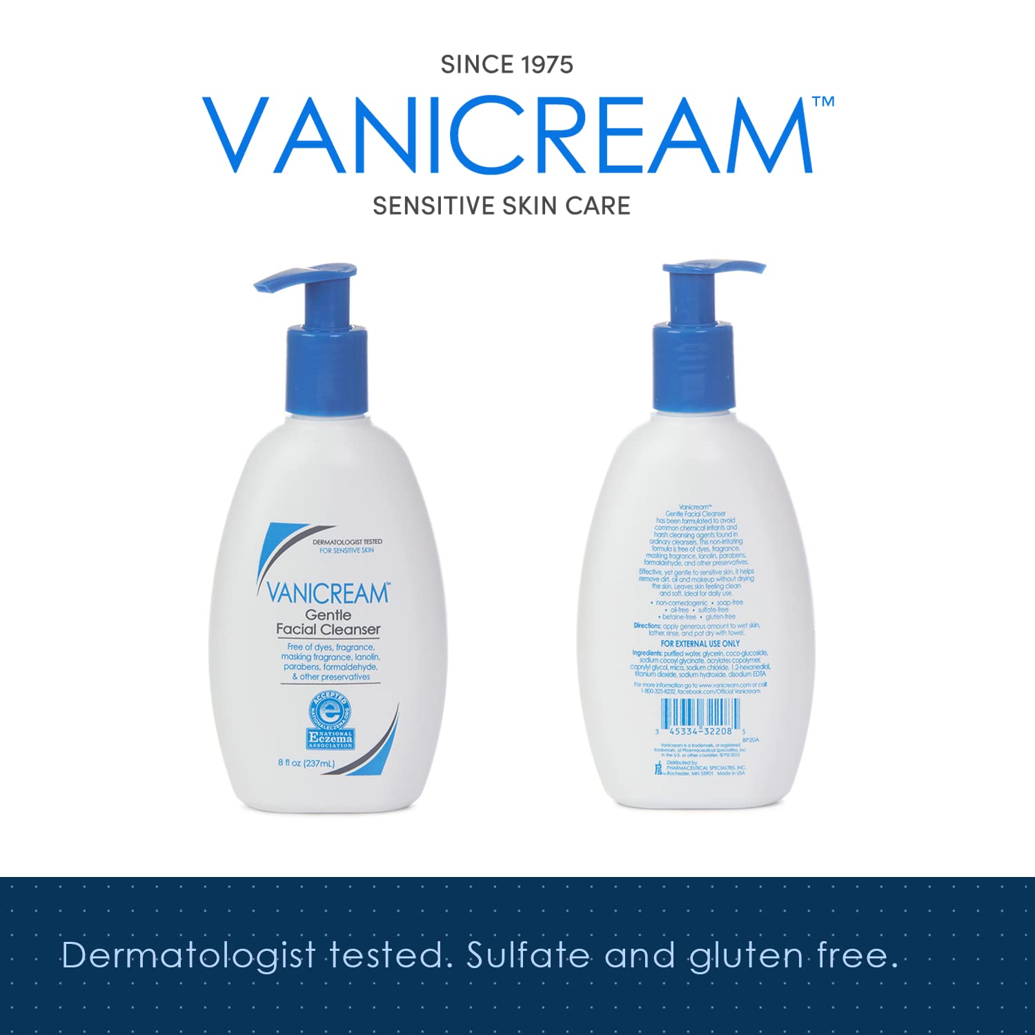 VANICREAM Gentle Facial Cleanser- 237ml