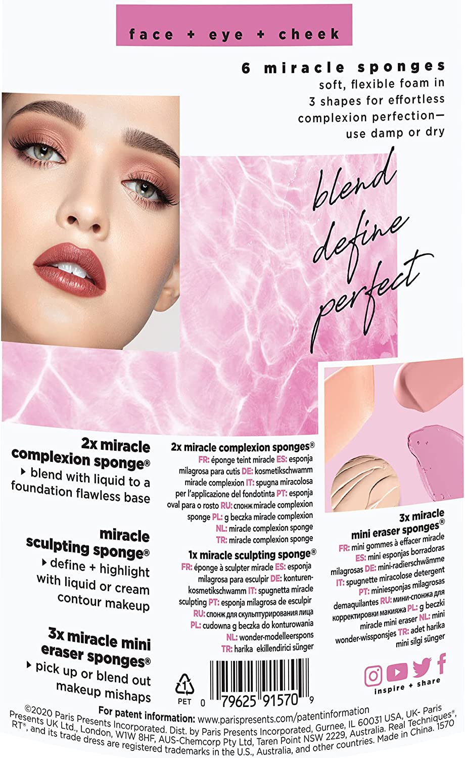 6Pc Miracle Complexion Sponges