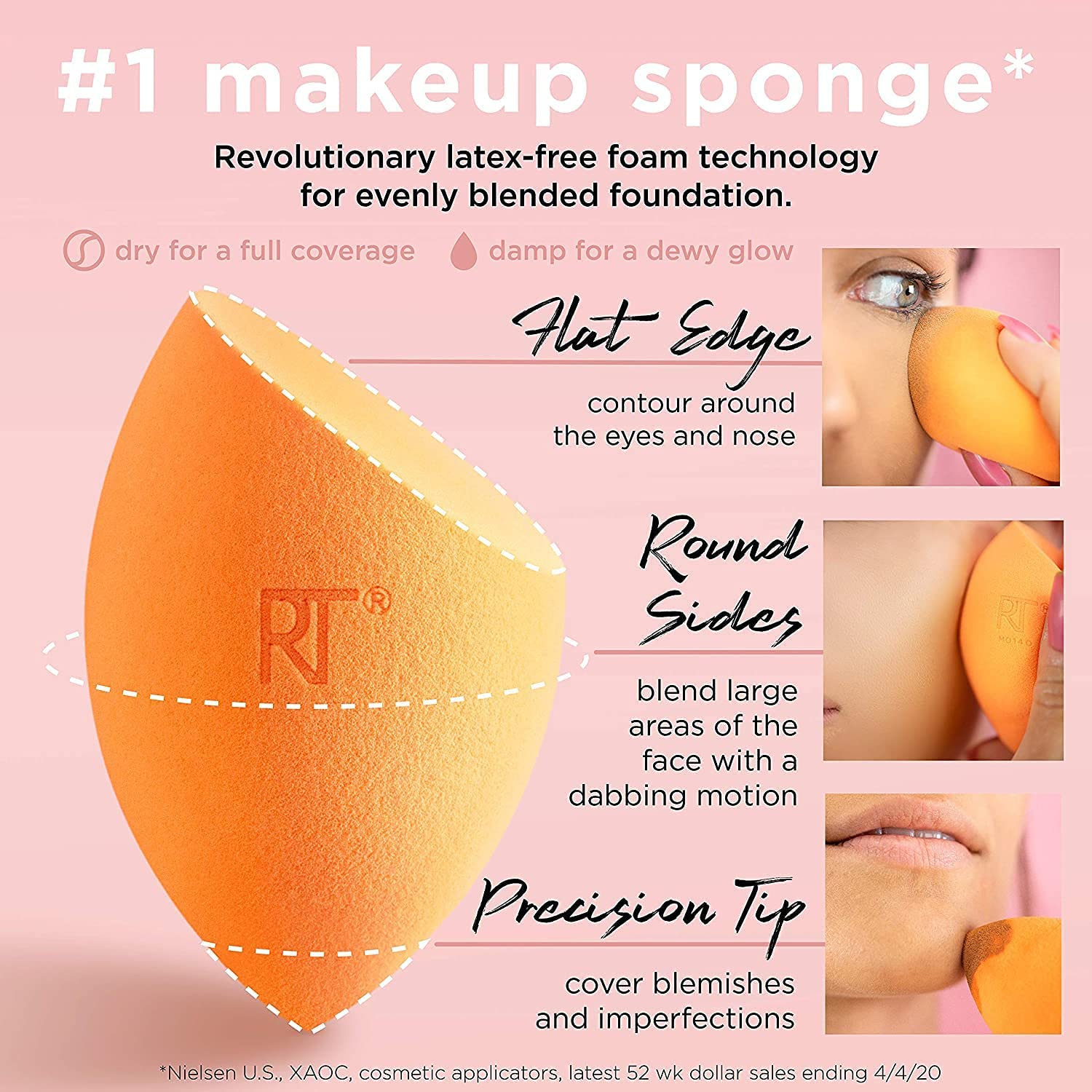 6Pc Miracle Complexion Sponges