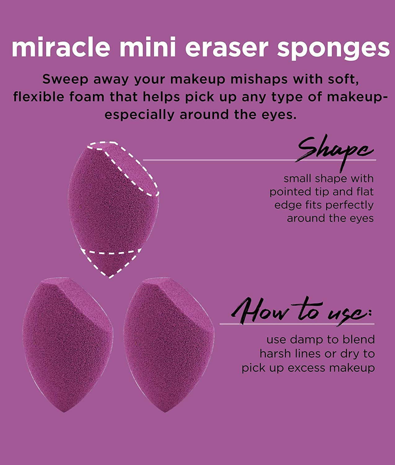 6Pc Miracle Complexion Sponges
