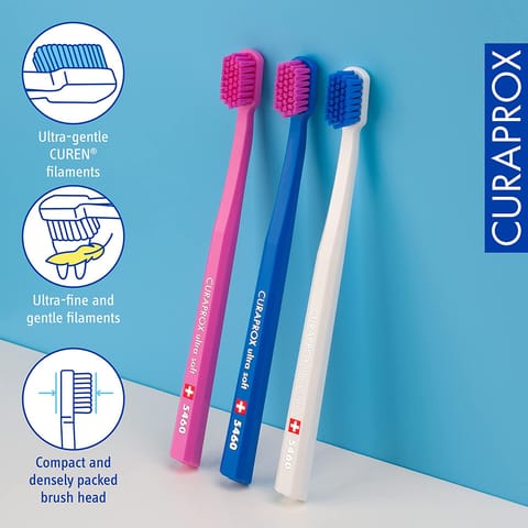 360° Advanced Optic White Manual Toothbrush