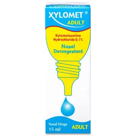 Xylomet 0.1% Nasal Drop 15 ml Adult