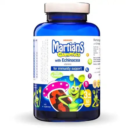 Martians With Echinacea 60 Fruit Gummies