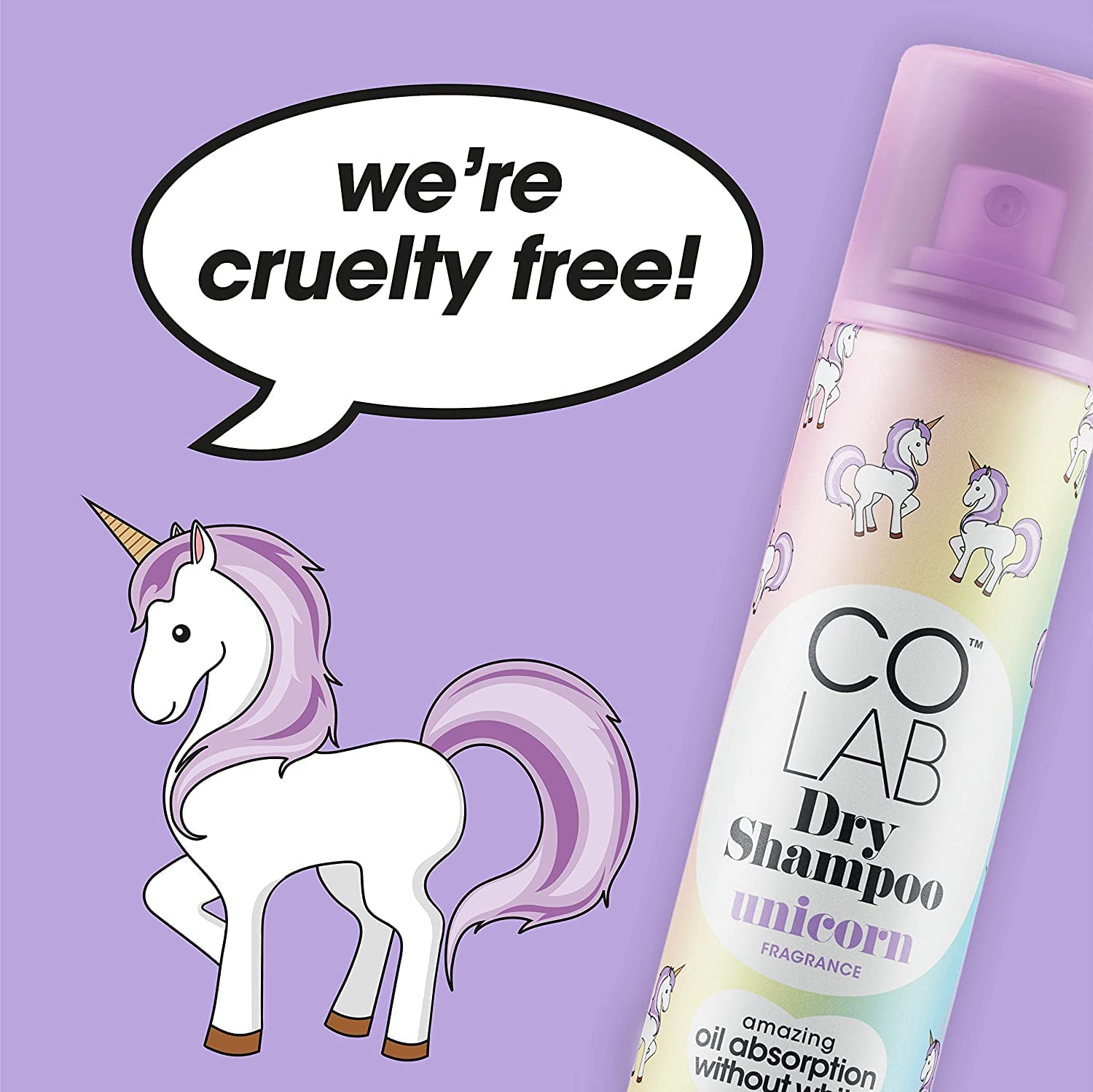 Colab Dry Shampoo Invisible Unicorn Fragrance 200ml