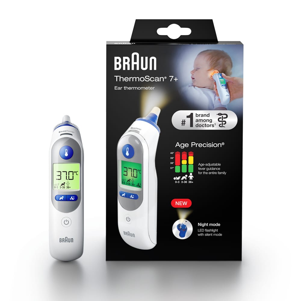 Thermoscan 7 Ear Thermometer With Age Precision Irt6520