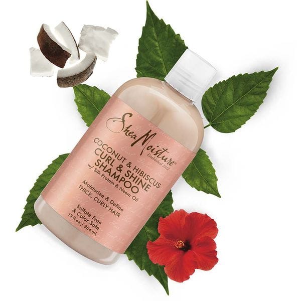 Shea Moisture Coconut & Hibiscus Curl & Shine Shampoo 384ml