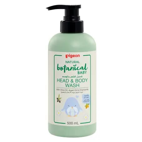 Pigeon Natural Botanical Head & Body Wash 500 Ml