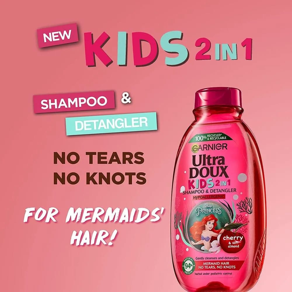 Ultra Doux Kids 2n1 Cherry Det Shampoo