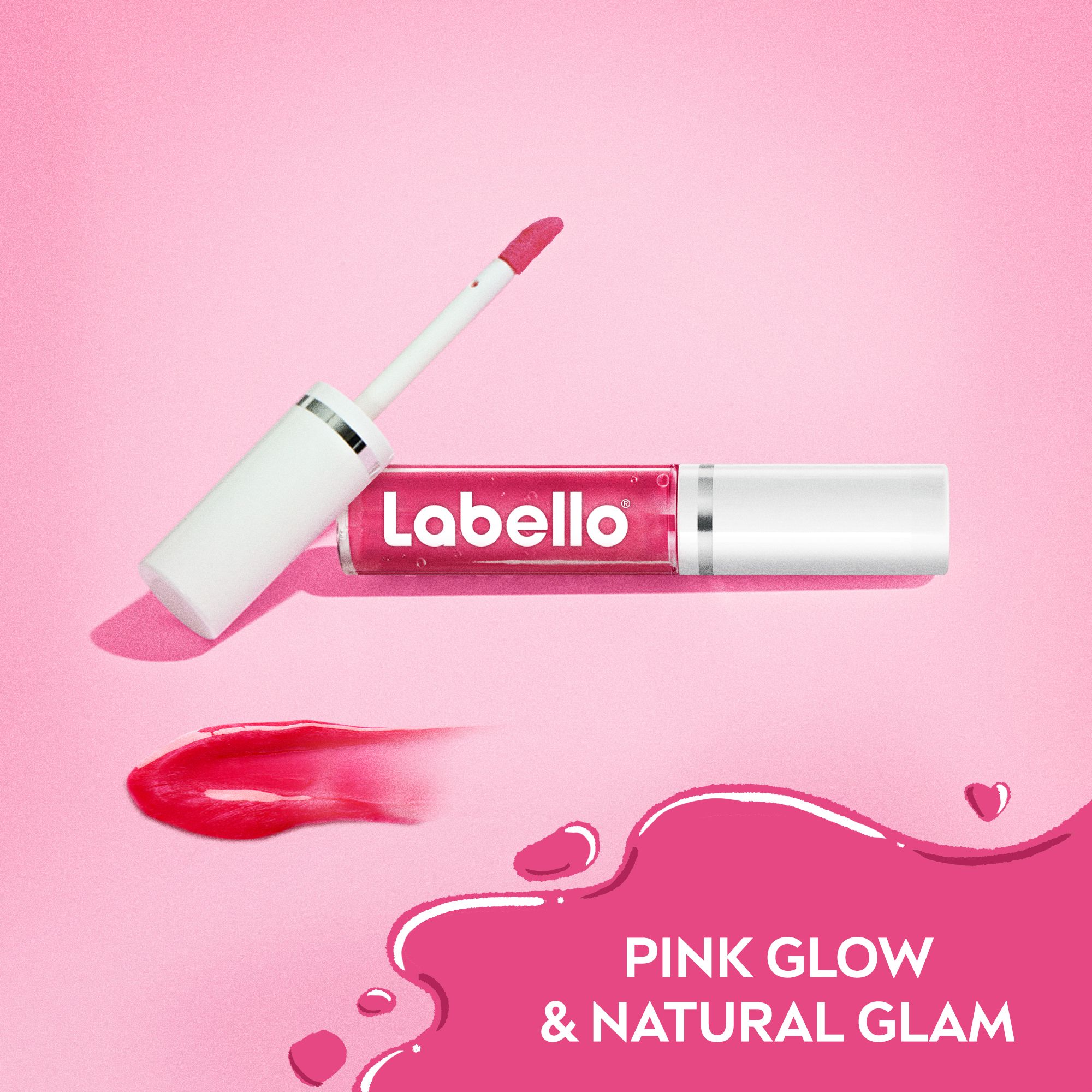 LABELLO Lip Oil, Moisturising Lip Care, Pink Rock, 5.5 ml