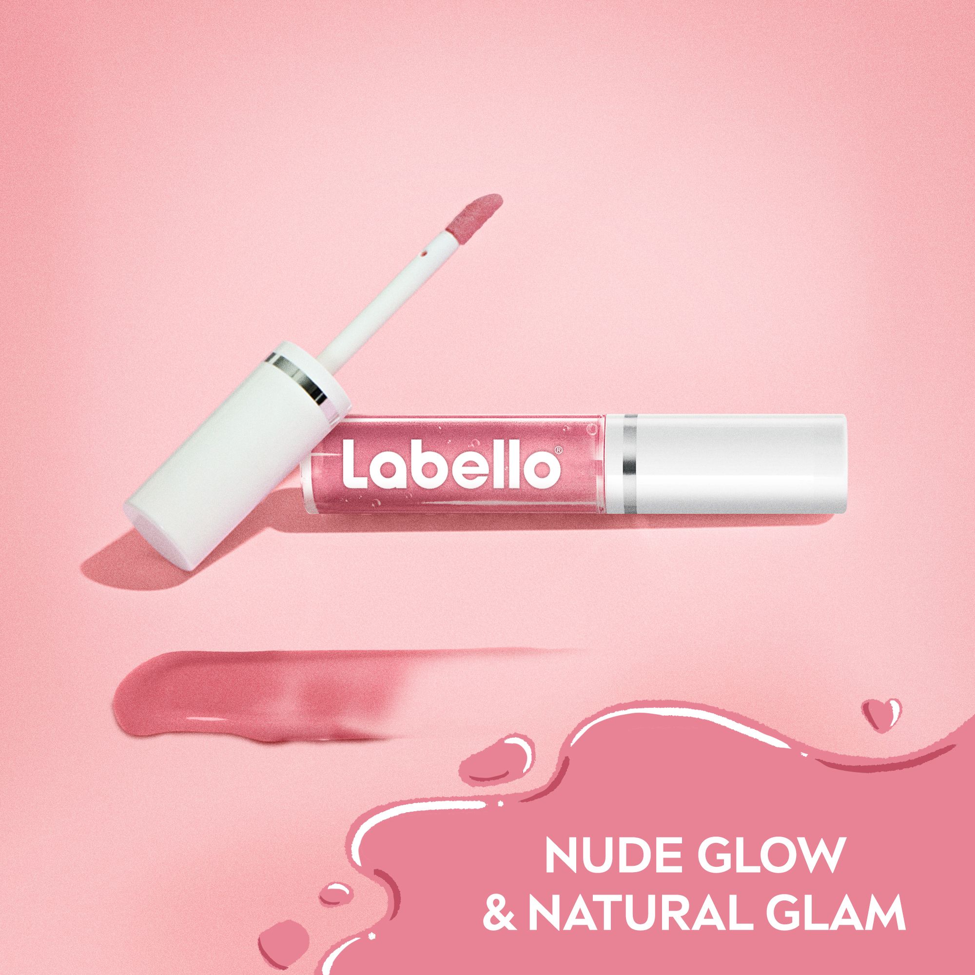 LABELLO Lip Oil, Moisturising Lip Care, Dress Nude, 5.5 ml