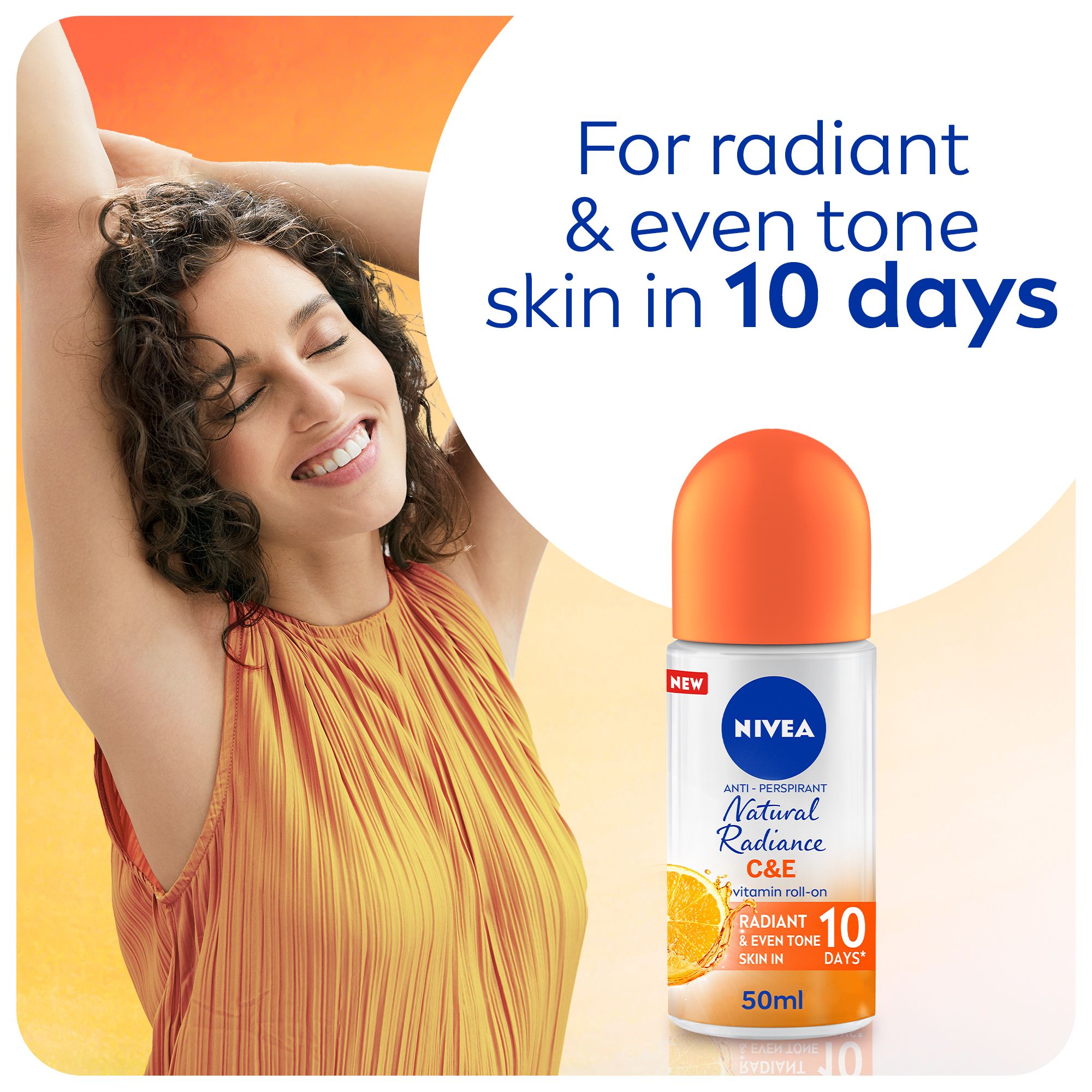 Nivea Deo Roll Natural Radianc C&E 50Ml