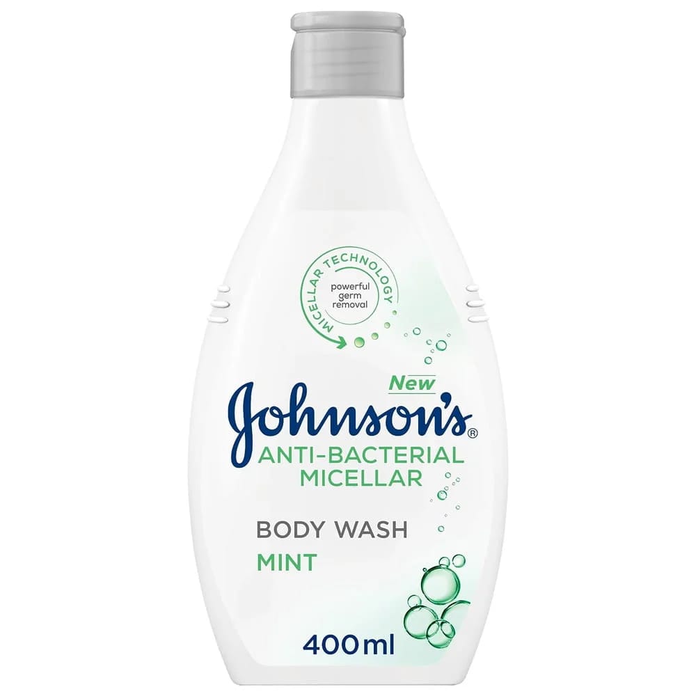 Johnson's Body Wash Anti-Bacterial Mint 400ml