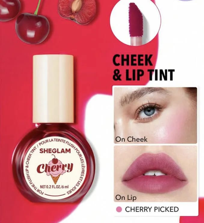 Sheglam Lip & Cheek Tint# Cherry