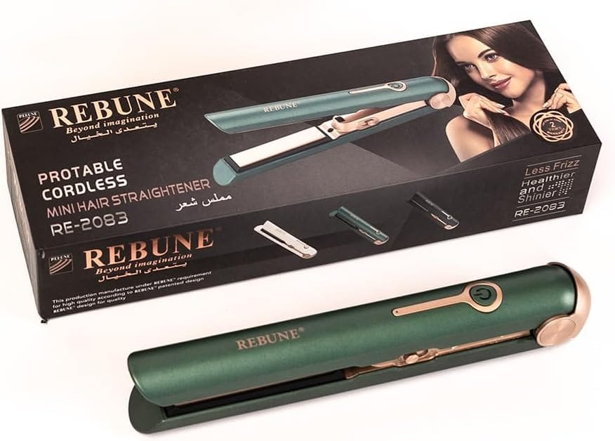 REBUNE rechargeable Hair ceramic, Green, 50W