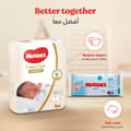 Huggies Extra Care Newborn, Size 1, Up to 5 kg, Jumbo Pack, 64 Diapers