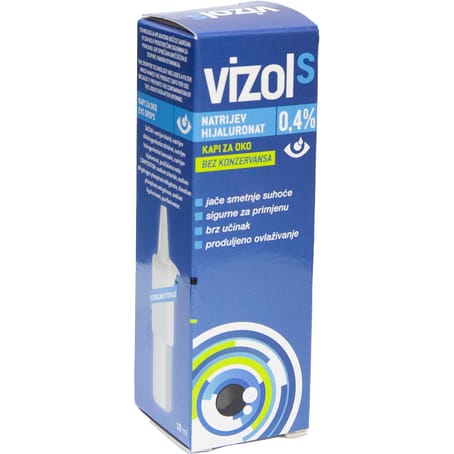 Vizol S 0.4% Sodium Hyaluronate Drops