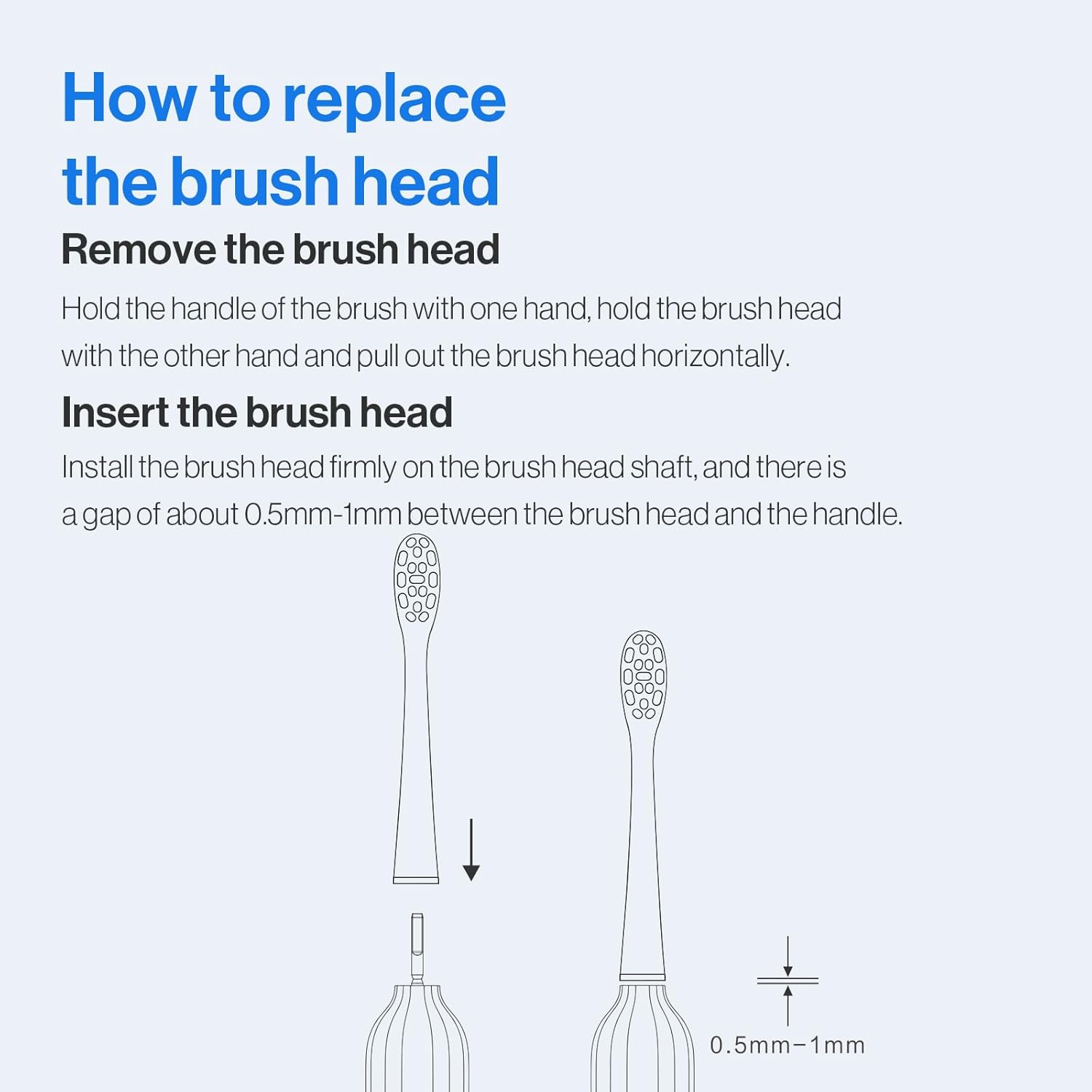 Usmile Advanced Brush Head 2Pcs