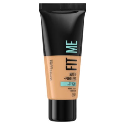 MB Fit Me Matte Poreless Foundation# 250