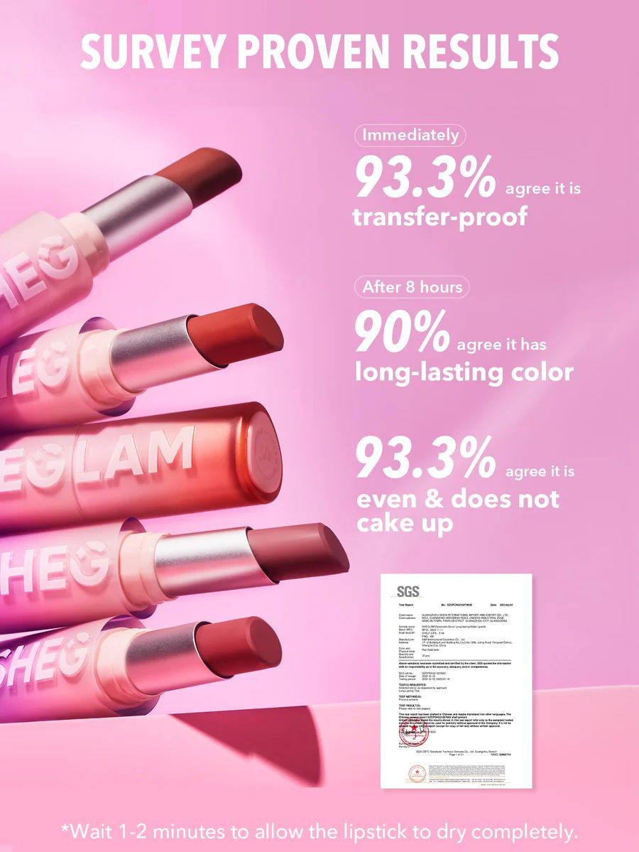 Sheglam Dynamatte Lipstick - Takes Guts