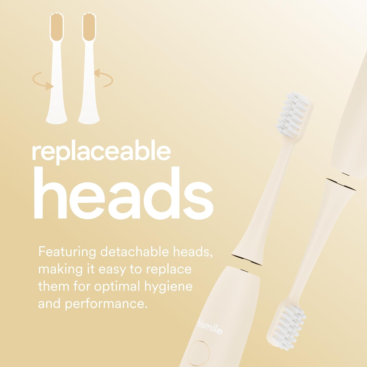 Hismile Cream Electric Toothbrush