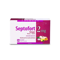 Septofort Ginger Honey Lemon 2mg 24 Lozenges