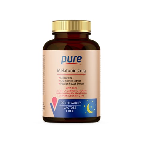 Pure Melatonin 2 mg  100 Chewable Tab