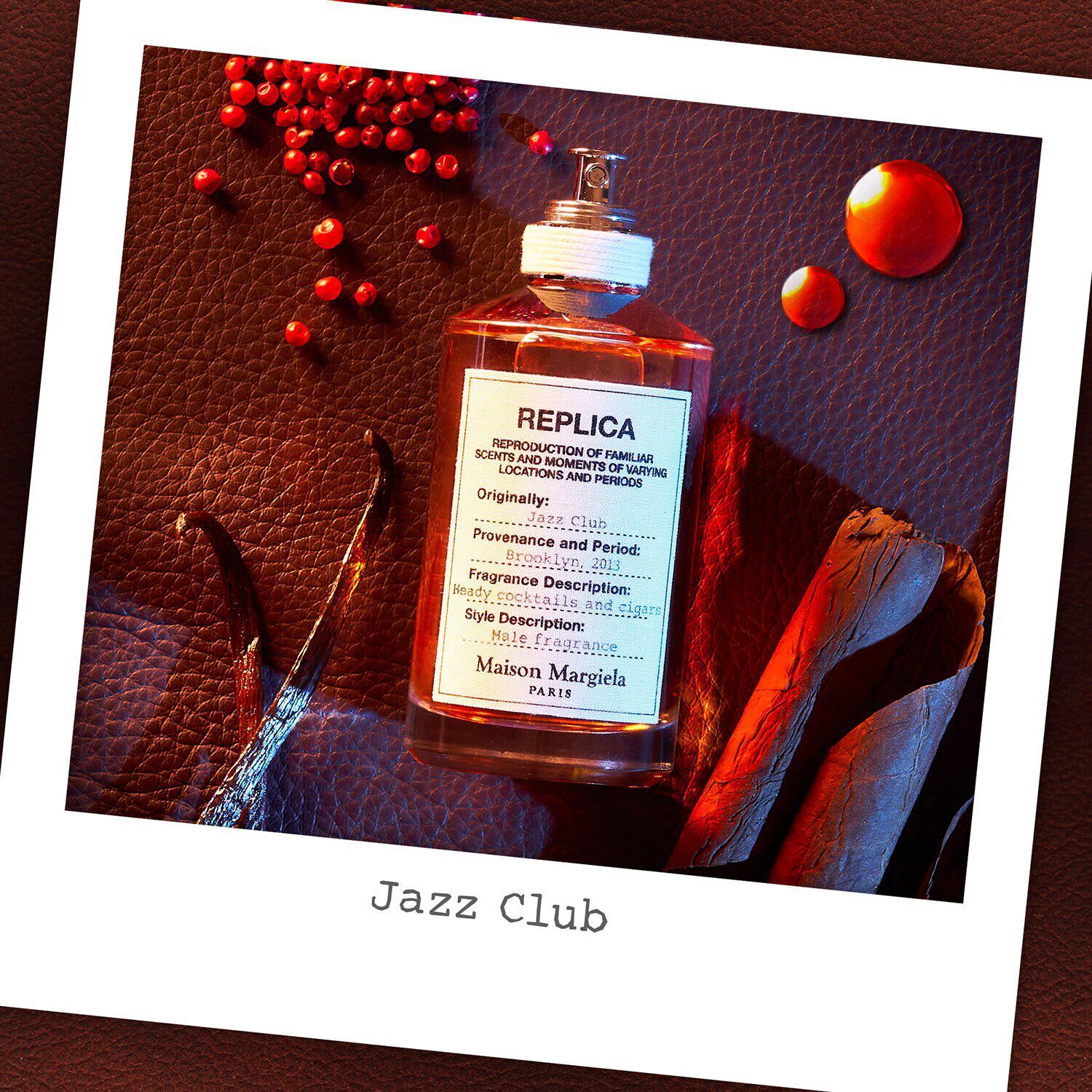 Maison Margiela Replica Jazz Club For Men Eau De Toilette 100ml