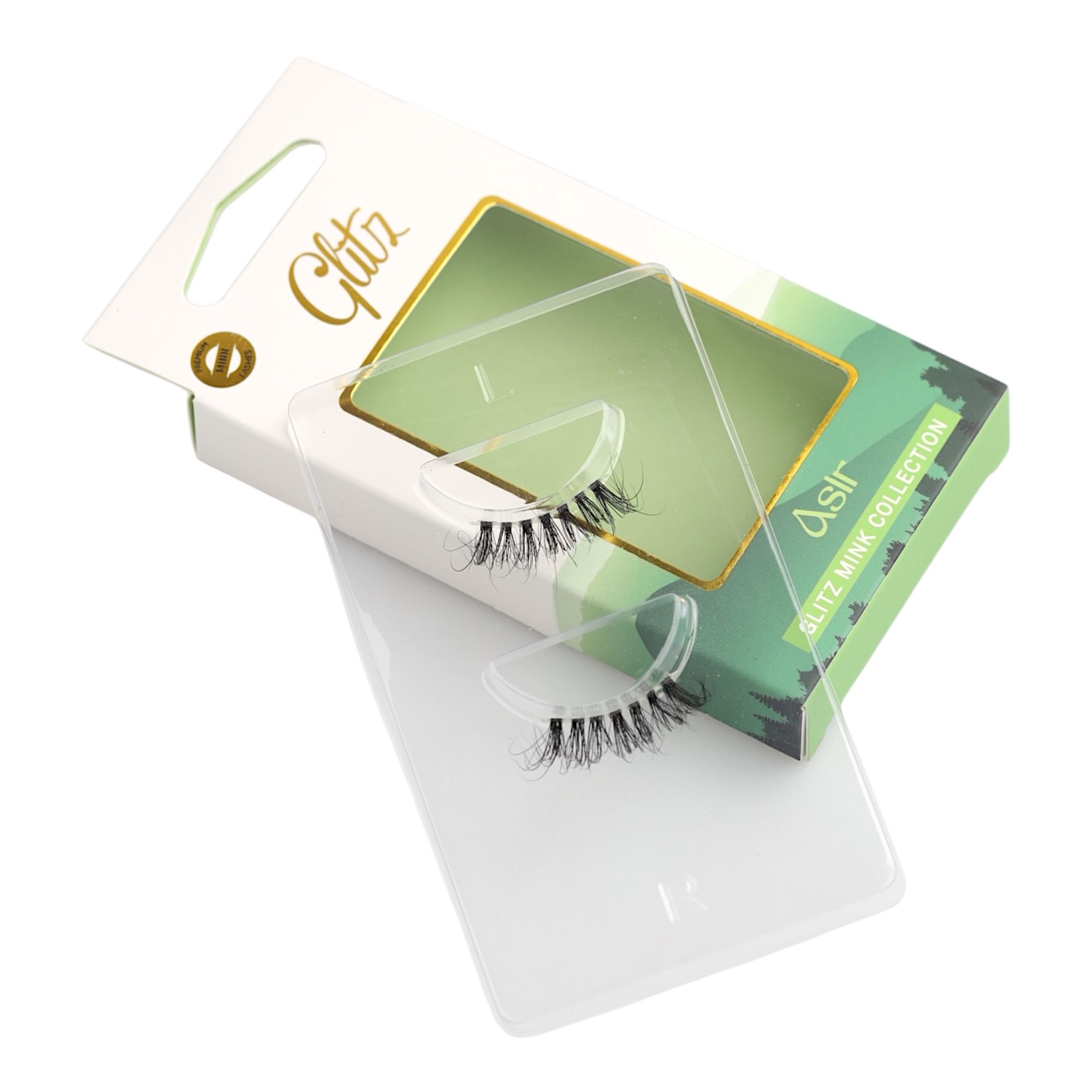 Glitz Eyelashes Natural -Mink  Asir