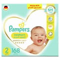 Pampers Premium Care Diapers, Size 2 (Mini, 3-8Kg) 168Pc