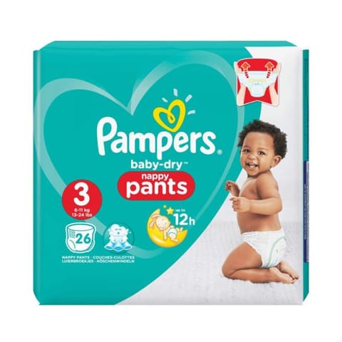Babyjoy Compressed Diapers, Size 6 60Pc