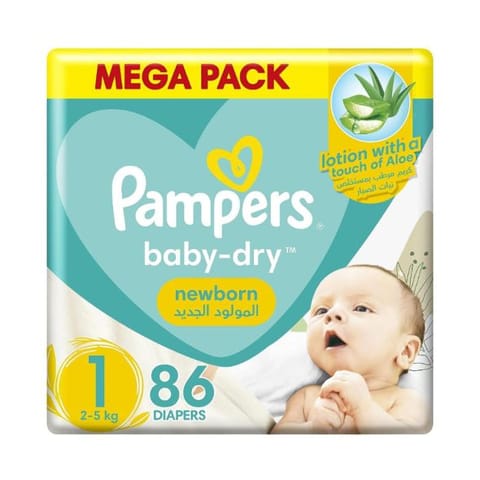 Pampers Baby Dry, Size 7 (15+Kg) 44Pc