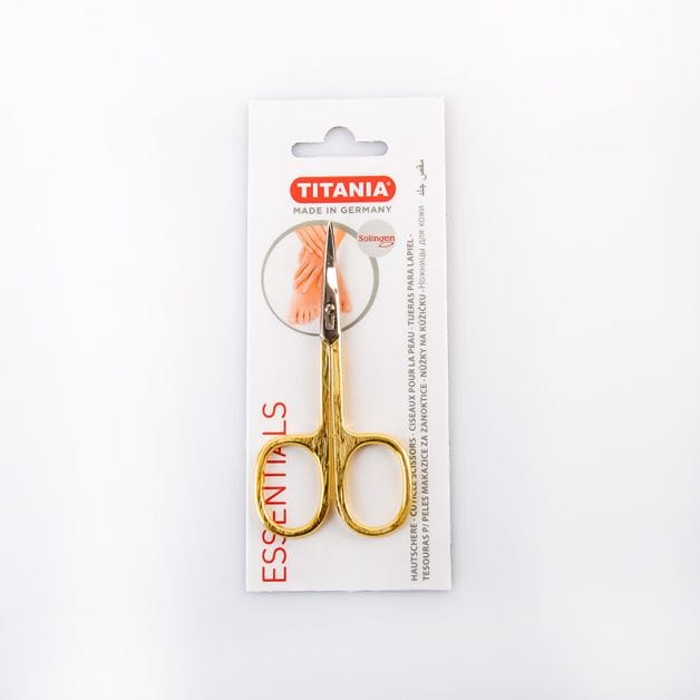 Titania Nail Scissors# 1050/3GN Gold