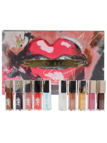 فينتي طقم ملمع شفاه بوزي - 10 قطع