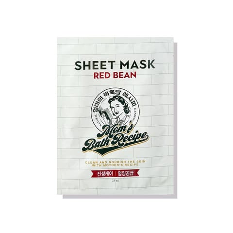 Mom'S Bath Red Bean Sheet Mask Single
