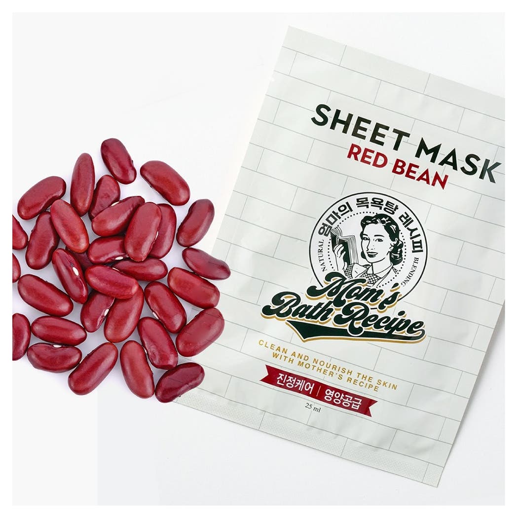 Mom'S Bath Red Bean Sheet Mask Single