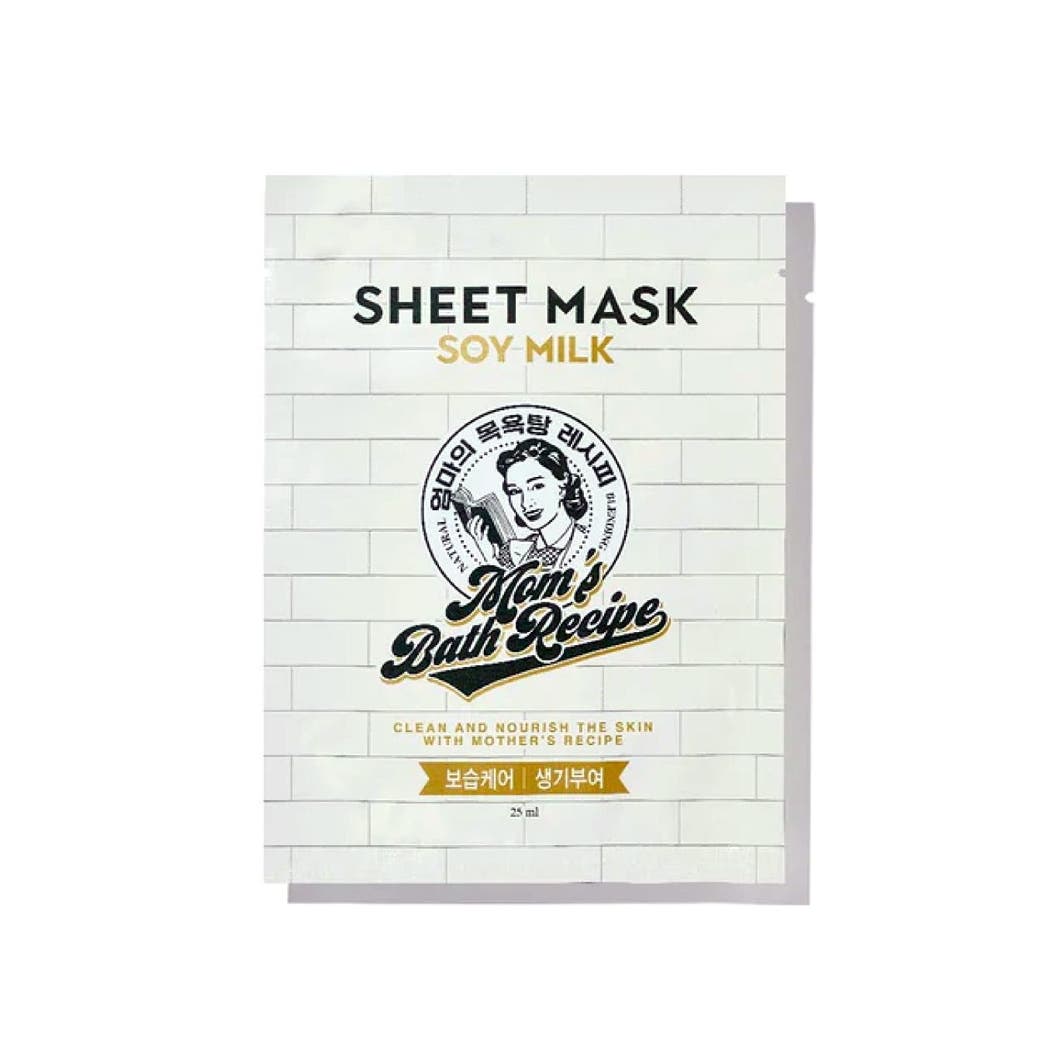 Mom'S Bath Soy Milk Sheet Mask Single