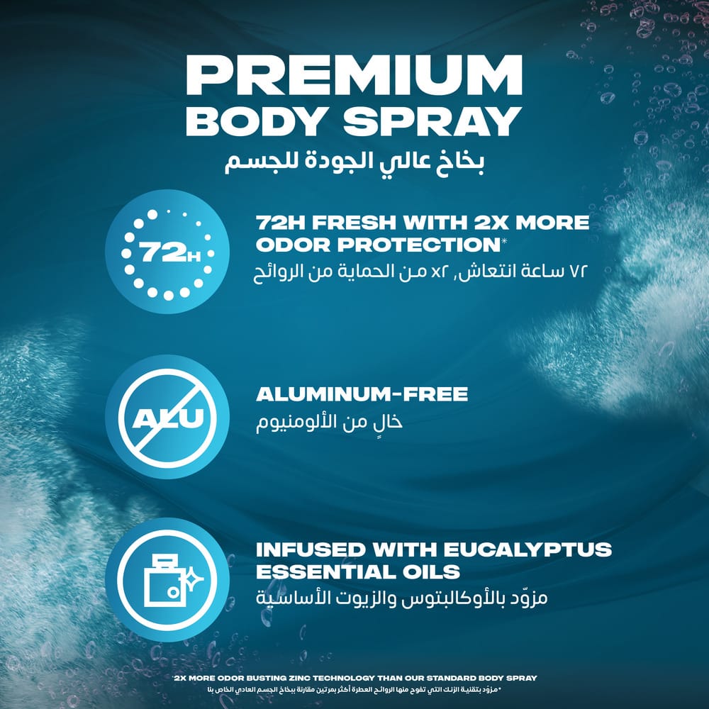 Axe Aero Aqua Bergamot Deo Spray 150Ml