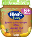 Hero Baby Jar, Banana Mandarin Pear, 125g