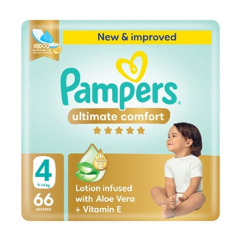 Babyjoy Compressed Diapers, Size 6 60Pc