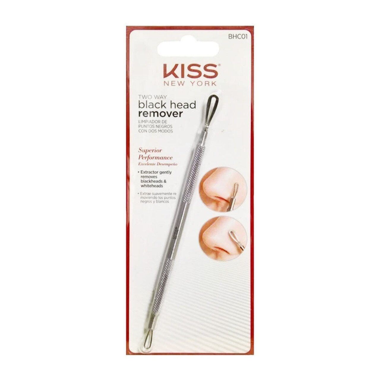 Two Way Black Head Remover Clear Double Loop - BHC01