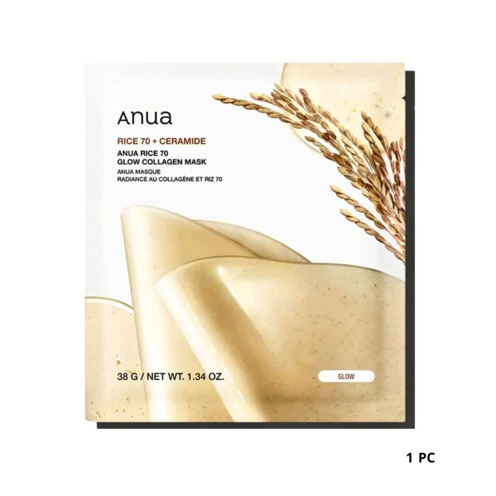 Anua Rice 70 Glow Collagen Mask 1Pc